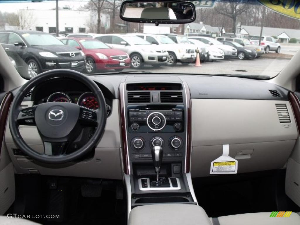 2008 CX-9 Grand Touring AWD - Black Cherry Mica / Sand photo #24