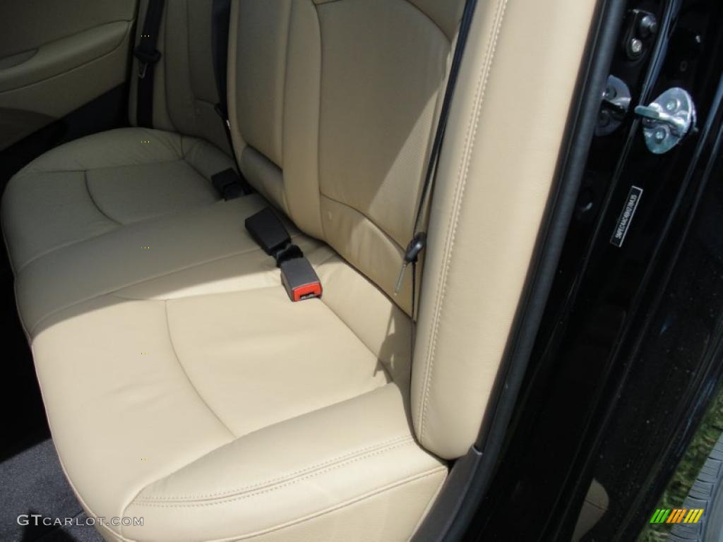 2011 Sonata Limited - Midnight Black / Camel photo #20