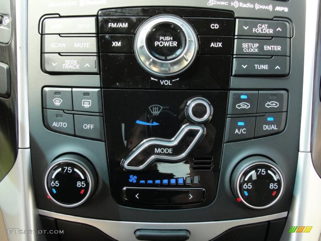 2011 Sonata Limited - Midnight Black / Camel photo #29