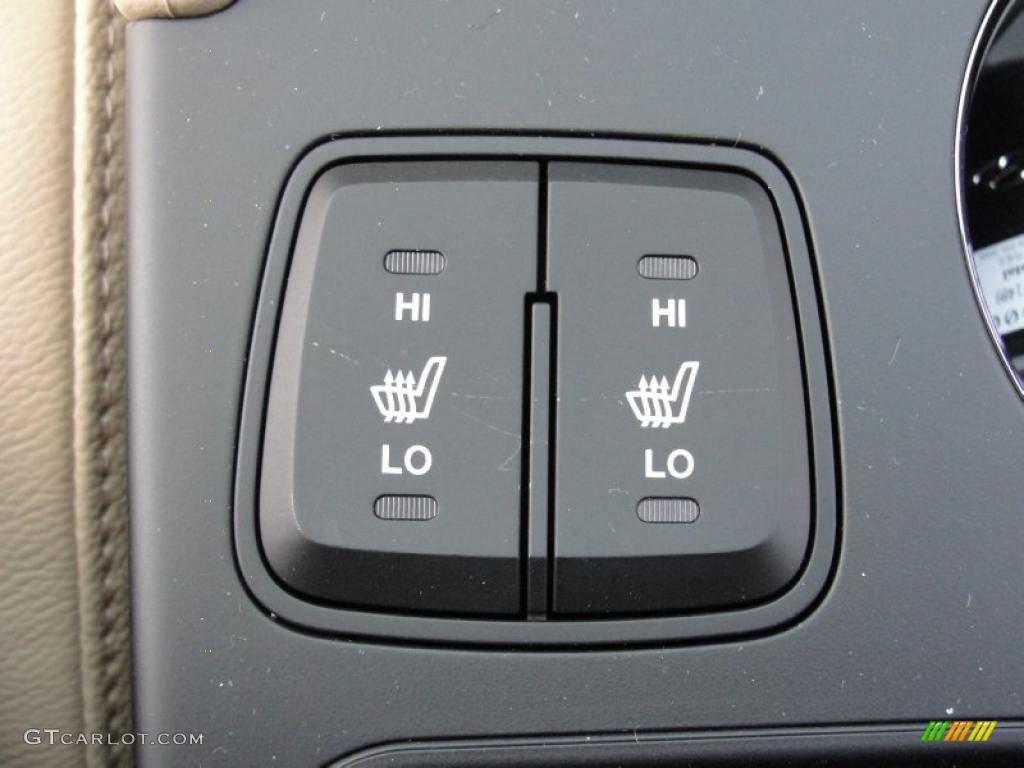 2011 Sonata Limited - Midnight Black / Camel photo #32