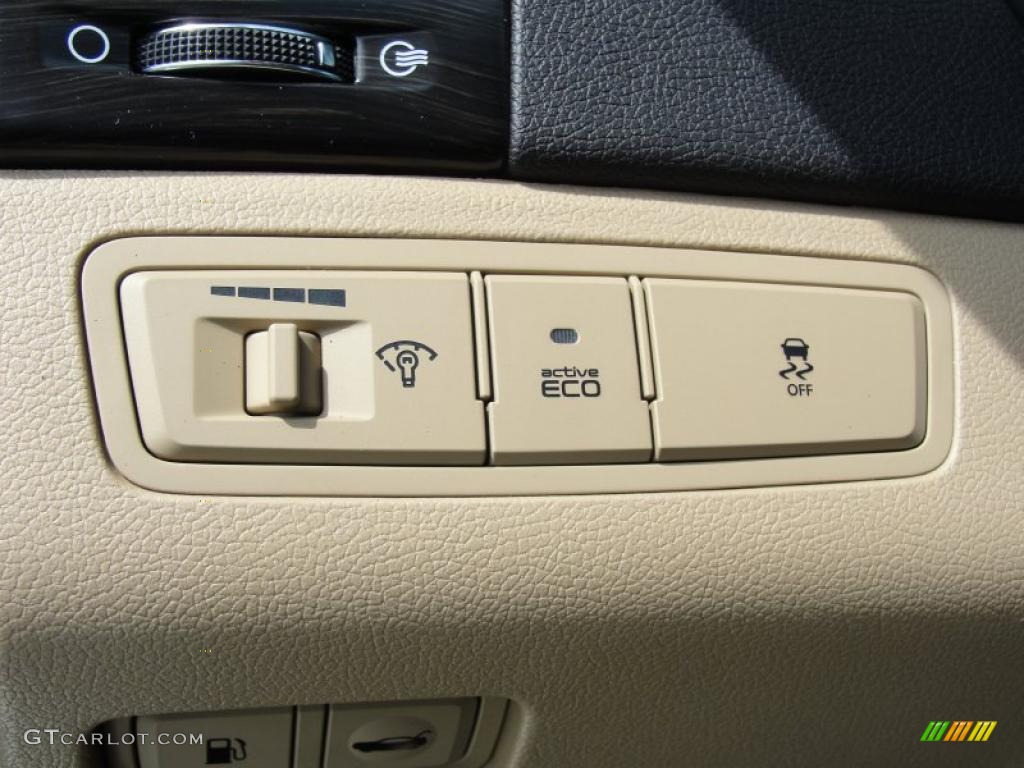 2011 Sonata Limited - Midnight Black / Camel photo #37