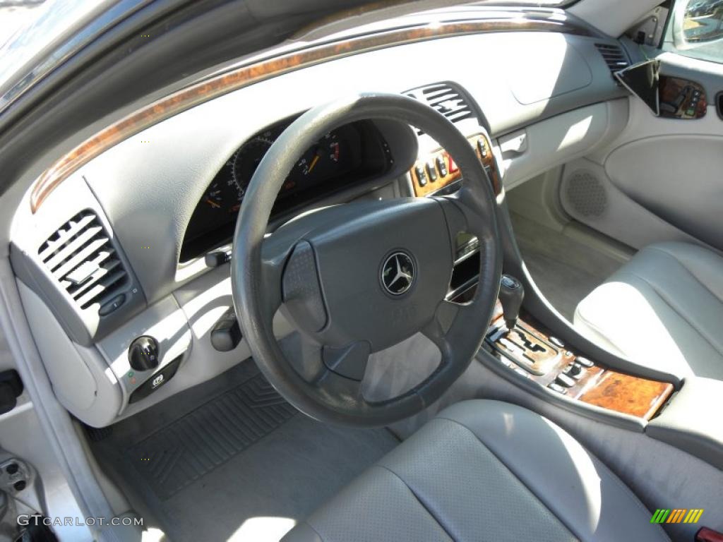 Ash Interior 1999 Mercedes-Benz CLK 320 Convertible Photo #48020415