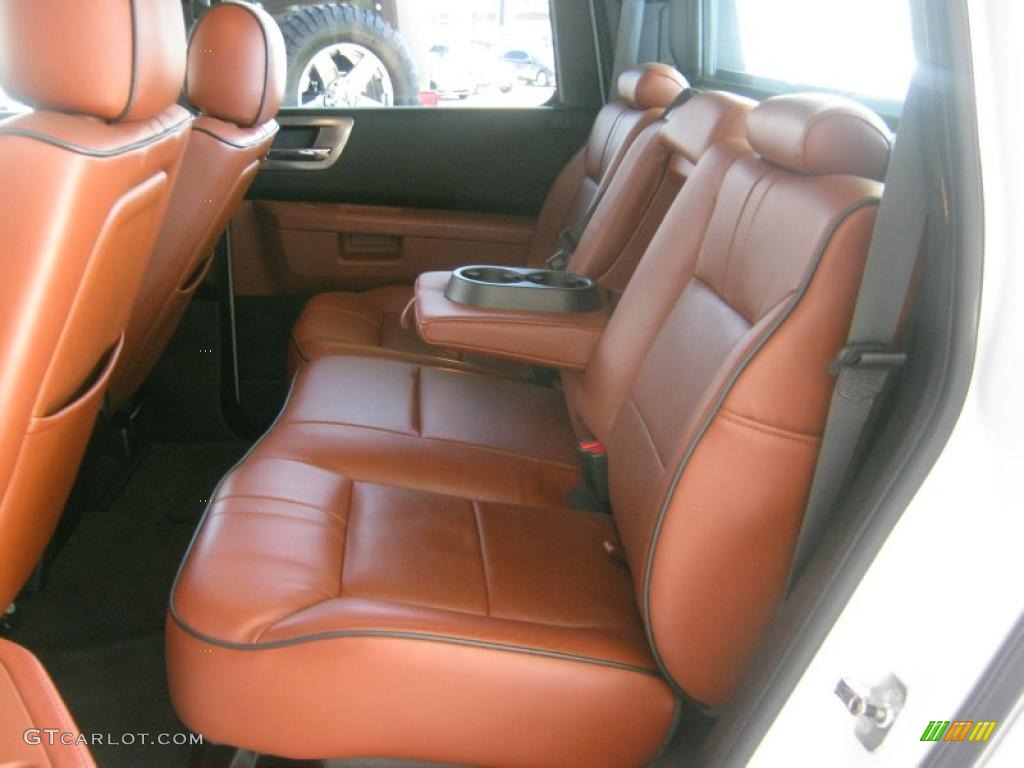 Sedona/Ebony Black Interior 2008 Hummer H2 SUT Photo #48023115