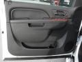 Ebony 2011 Chevrolet Silverado 3500HD LTZ Crew Cab 4x4 Dually Door Panel