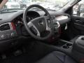 Ebony 2011 Chevrolet Silverado 3500HD LTZ Crew Cab 4x4 Dually Steering Wheel