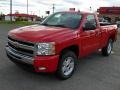 2011 Victory Red Chevrolet Silverado 1500 LT Regular Cab 4x4  photo #1