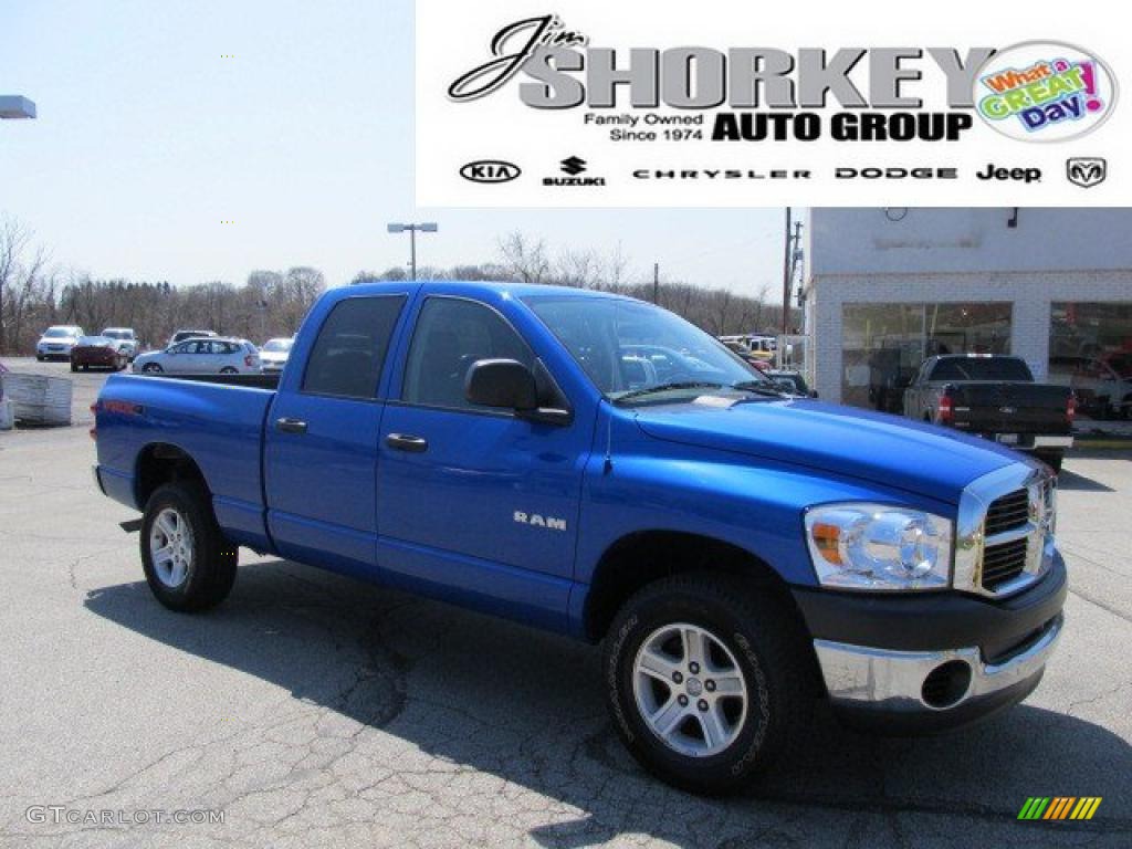 Electric Blue Pearl Dodge Ram 1500