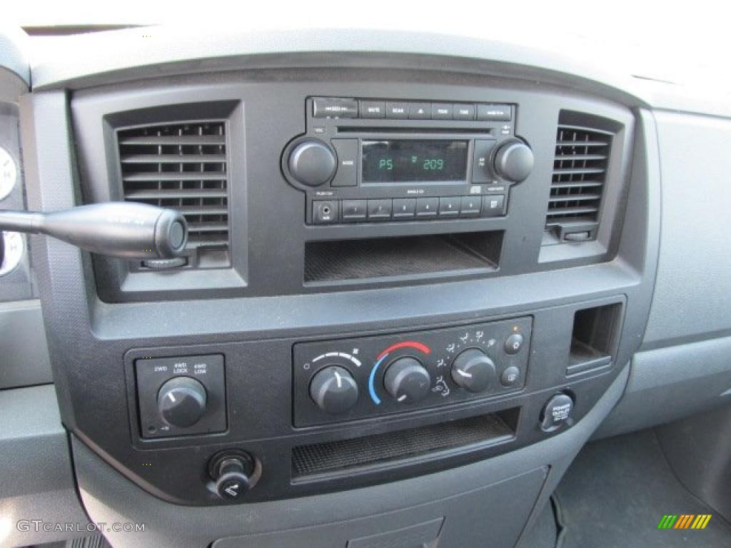 2008 Dodge Ram 1500 TRX4 Quad Cab 4x4 Controls Photo #48027491