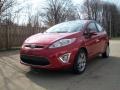 2011 Red Candy Metallic Ford Fiesta SES Hatchback  photo #1