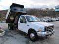 2003 Oxford White Ford F350 Super Duty XL Regular Cab Dump Truck  photo #6