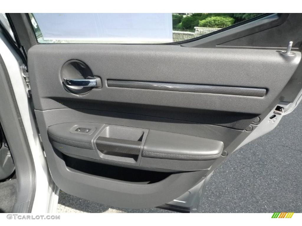 2008 Dodge Charger SRT-8 Dark Slate Gray Door Panel Photo #48027698