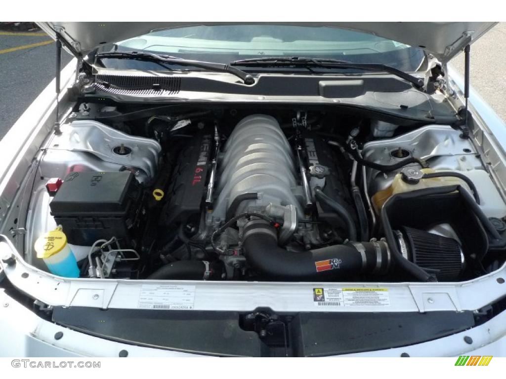 2008 Charger SRT-8 - Bright Silver Metallic / Dark Slate Gray photo #30