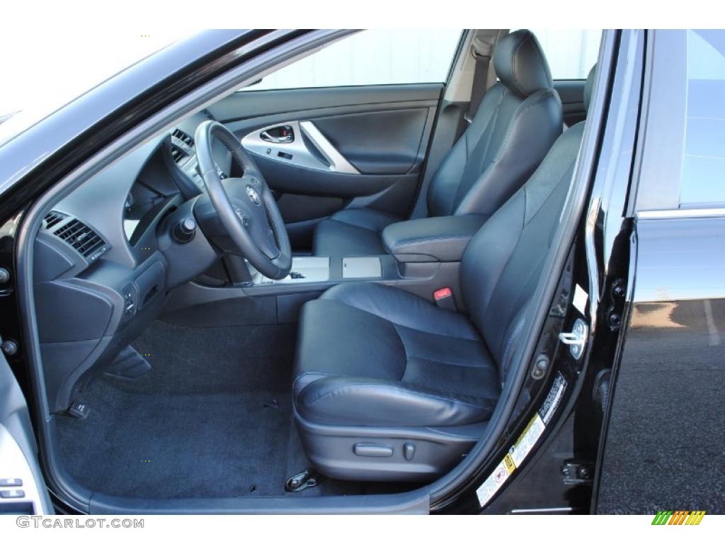 2007 Camry SE V6 - Black / Dark Charcoal photo #9