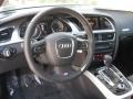 Black Silk Nappa Leather Steering Wheel Photo for 2011 Audi S5 #48028337