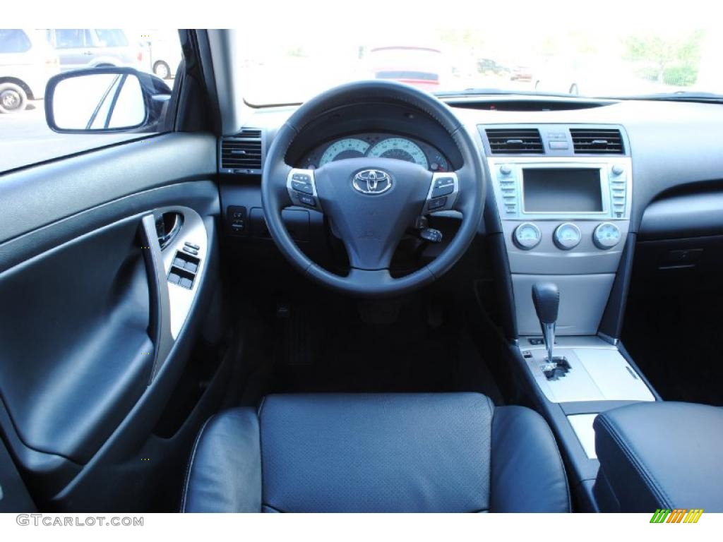 2007 Camry SE V6 - Black / Dark Charcoal photo #10