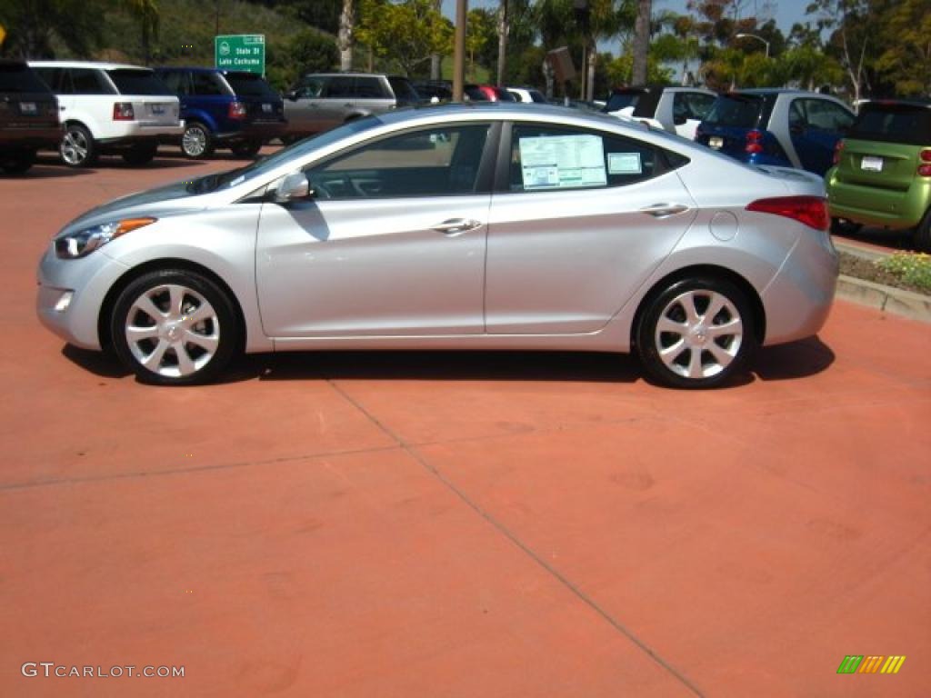 Radiant Silver 2011 Hyundai Elantra Limited Exterior Photo #48028462
