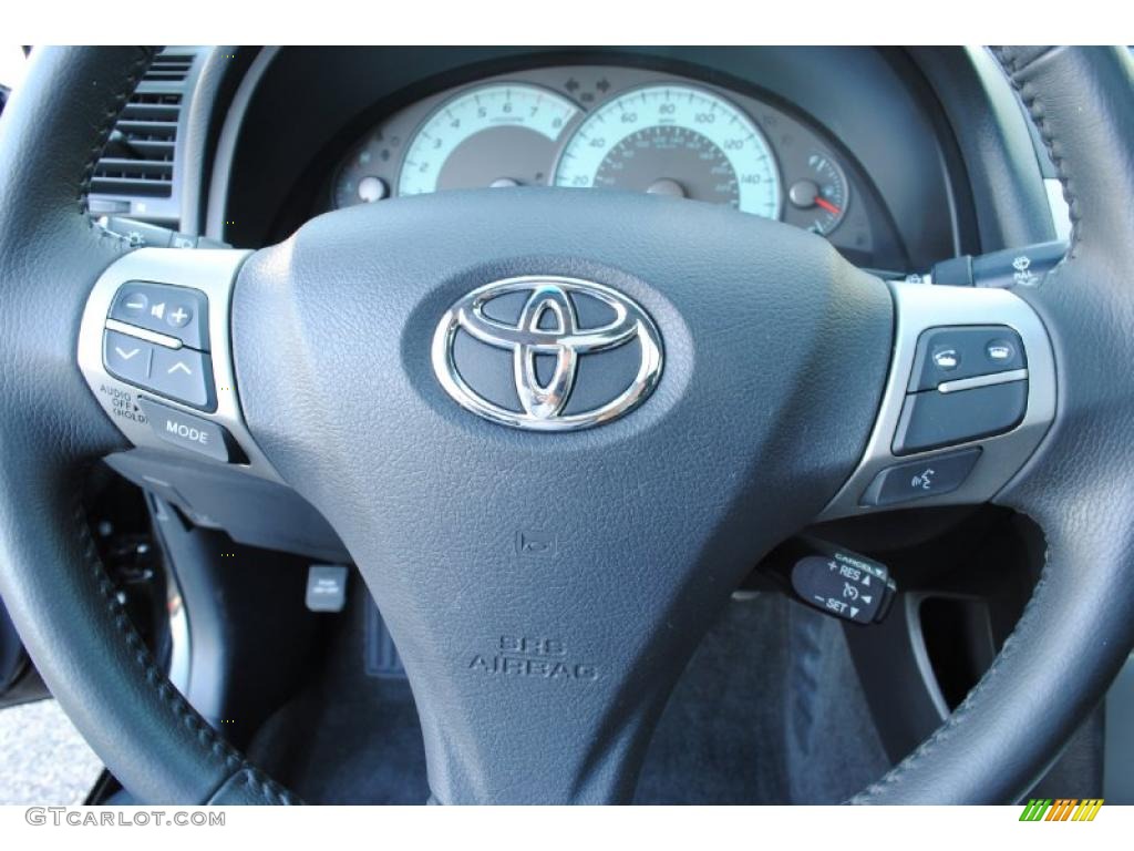 2007 Camry SE V6 - Black / Dark Charcoal photo #25
