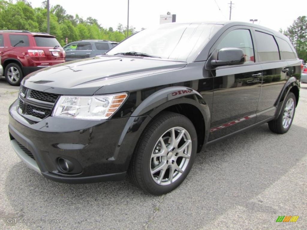 Brilliant Black Crystal Pearl 2011 Dodge Journey R/T Exterior Photo #48028673