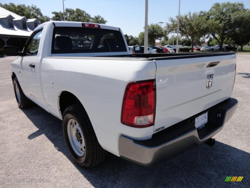 2010 Ram 1500 ST Regular Cab - Stone White / Dark Slate/Medium Graystone photo #3