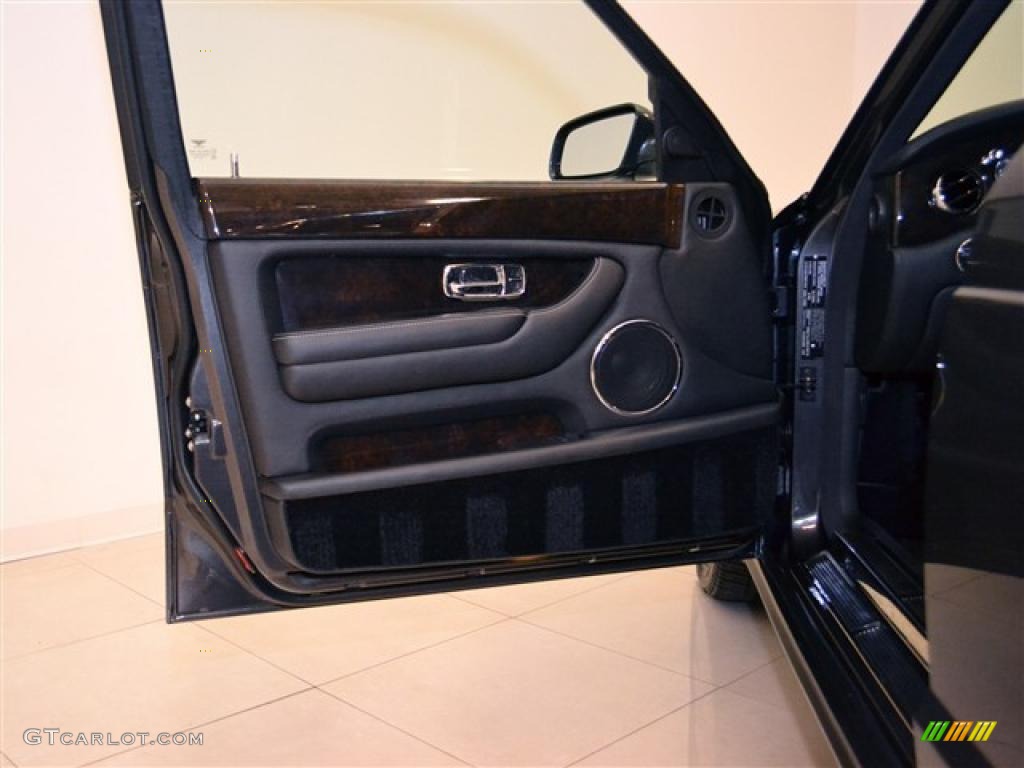 2009 Bentley Arnage T Mulliner Beluga Door Panel Photo #48029018
