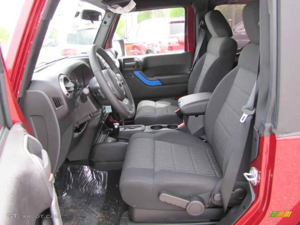 2011 Wrangler Sport S 4x4 - Deep Cherry Red Crystal Pearl / Black photo #12