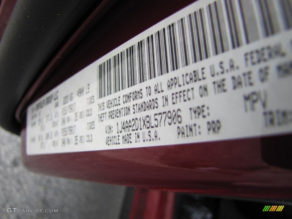 2011 Wrangler Sport S 4x4 - Deep Cherry Red Crystal Pearl / Black photo #20