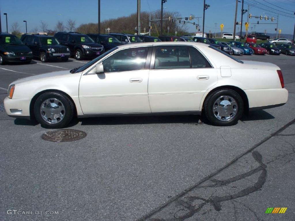 White Diamond Pearl 2002 Cadillac DeVille DHS Exterior Photo #48029876