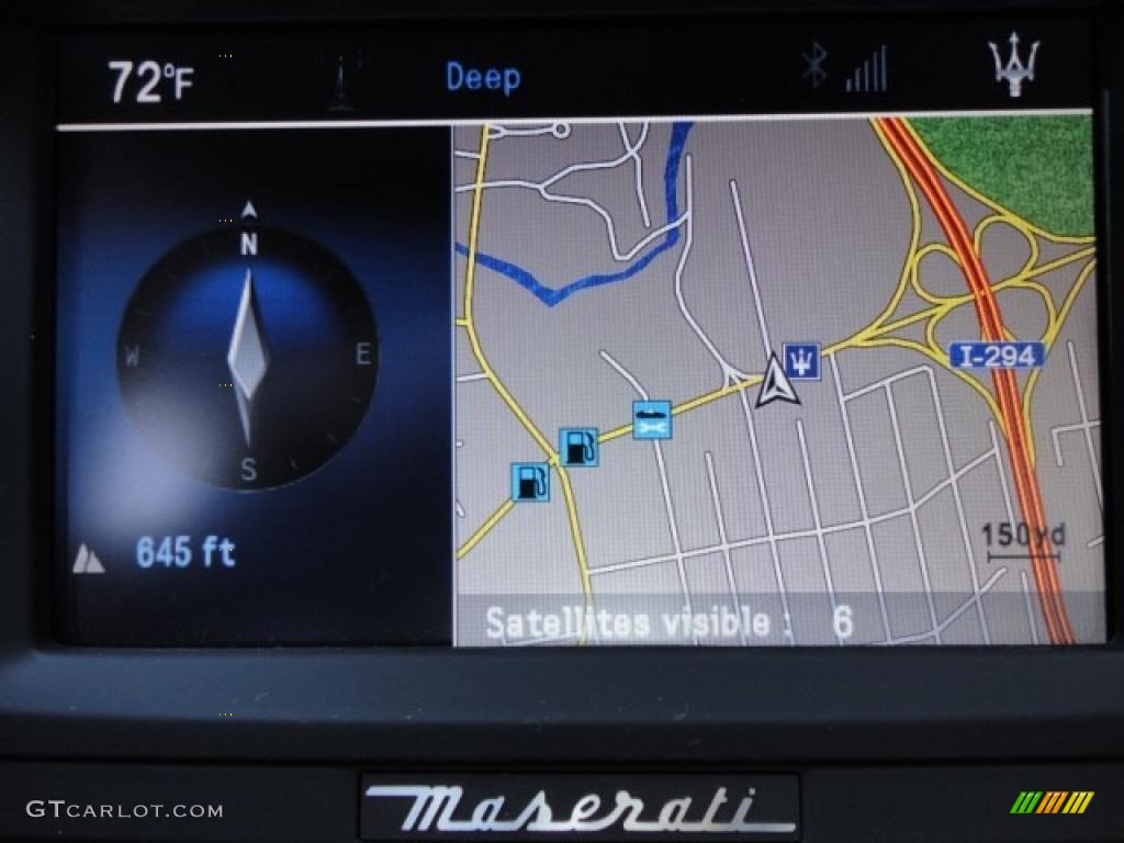 2010 Maserati GranTurismo S Navigation Photo #48029954