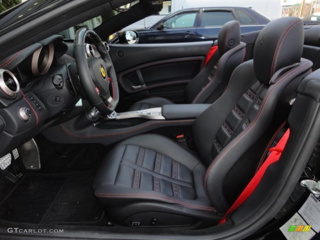 Nero Interior 2010 Ferrari California Standard California Model Photo #48030356