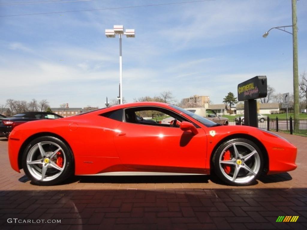 Rosso Scuderia (Red) 2010 Ferrari 458 Italia Exterior Photo #48030776