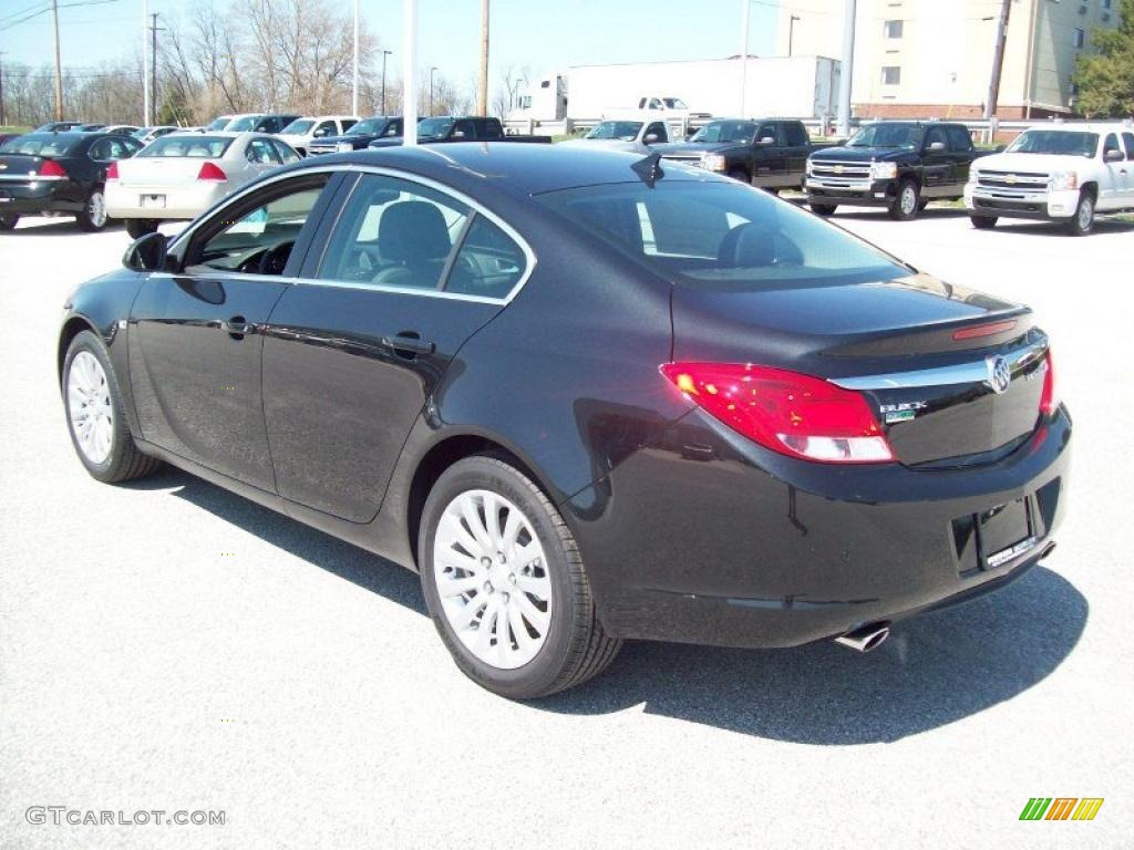 Carbon Black Metallic 2011 Buick Regal CXL Turbo Exterior Photo #48030920