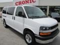 Summit White 2009 Chevrolet Express LT 3500 Passenger Van