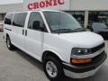 2009 Summit White Chevrolet Express LT 3500 Passenger Van  photo #1