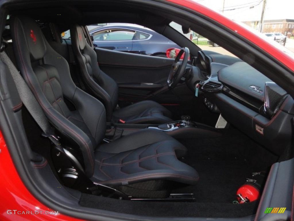 Black Interior 2010 Ferrari 458 Italia Photo #48031007