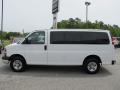 Summit White - Express LT 3500 Passenger Van Photo No. 4