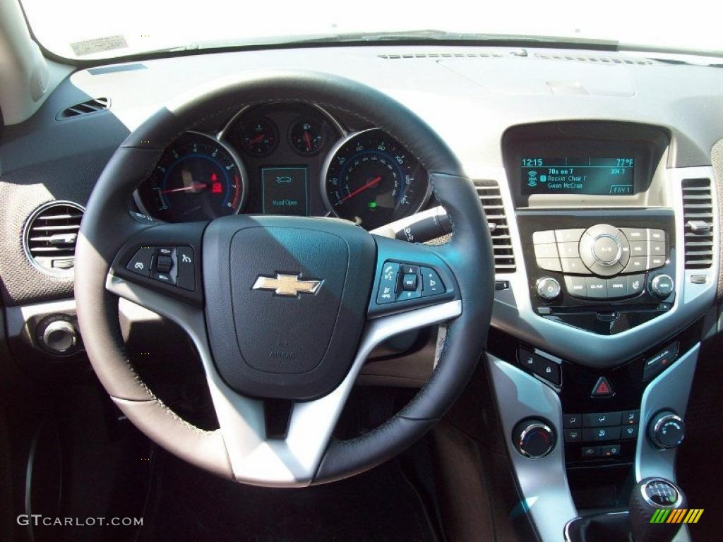 2011 Chevrolet Cruze ECO Jet Black Dashboard Photo #48031436