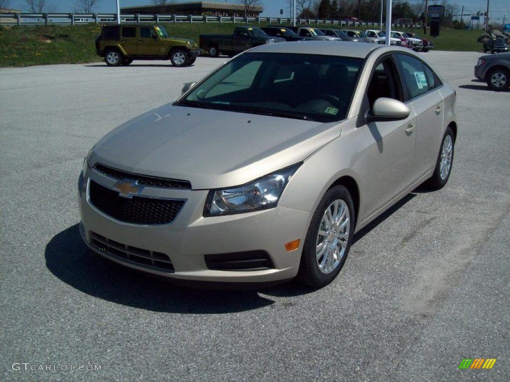 Gold Mist Metallic 2011 Chevrolet Cruze ECO Exterior Photo #48031451