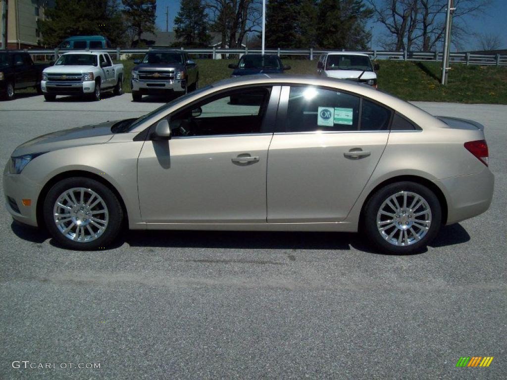 Gold Mist Metallic 2011 Chevrolet Cruze ECO Exterior Photo #48031490