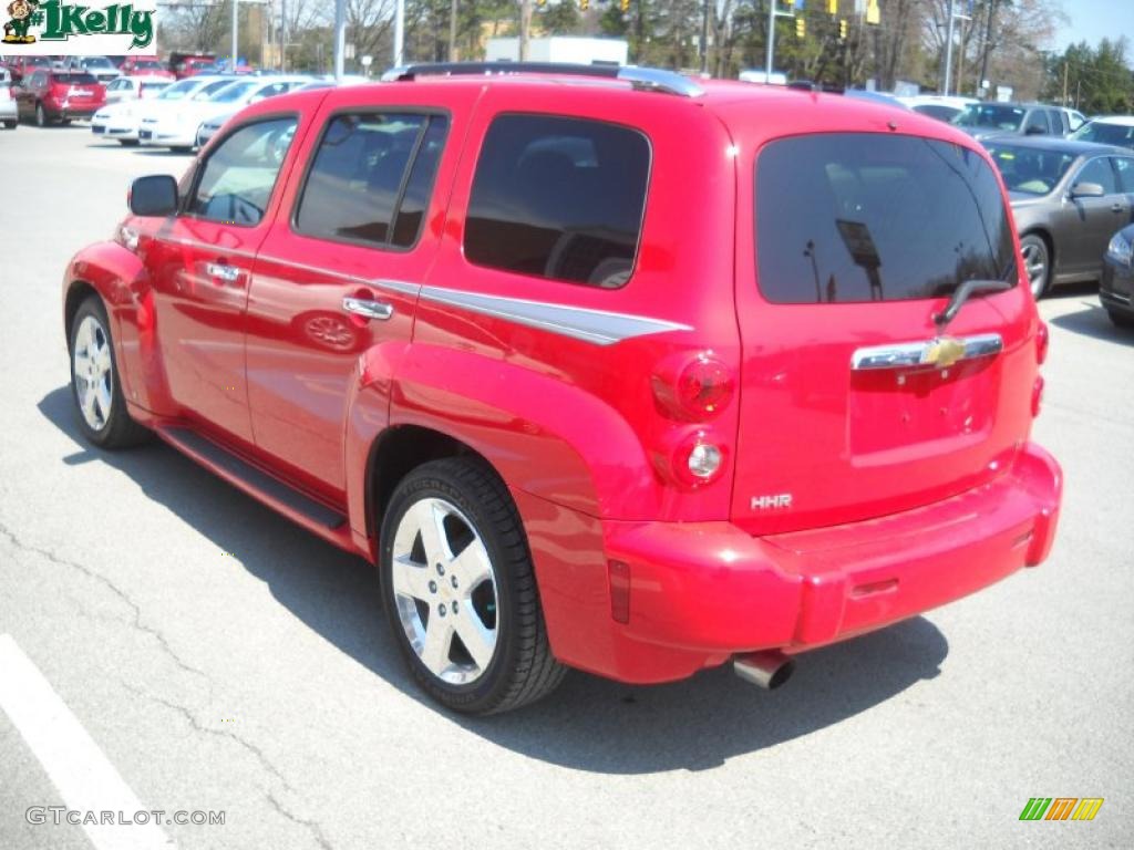 2008 HHR LT - Cardinal Red Metallic / Ebony Black photo #5