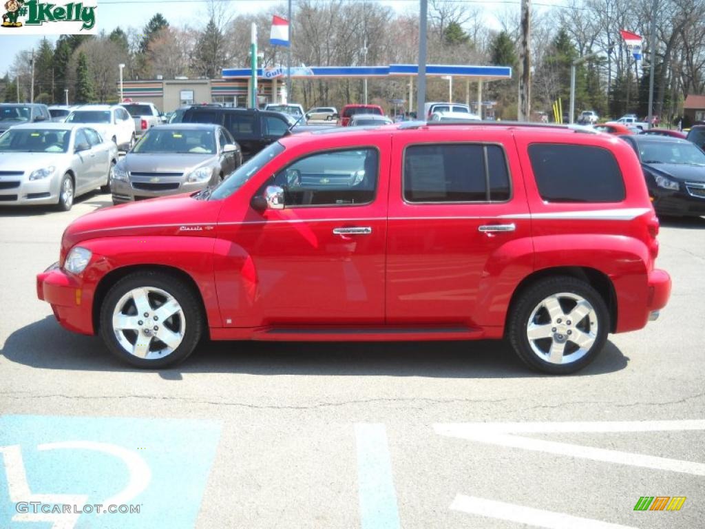 2008 HHR LT - Cardinal Red Metallic / Ebony Black photo #6