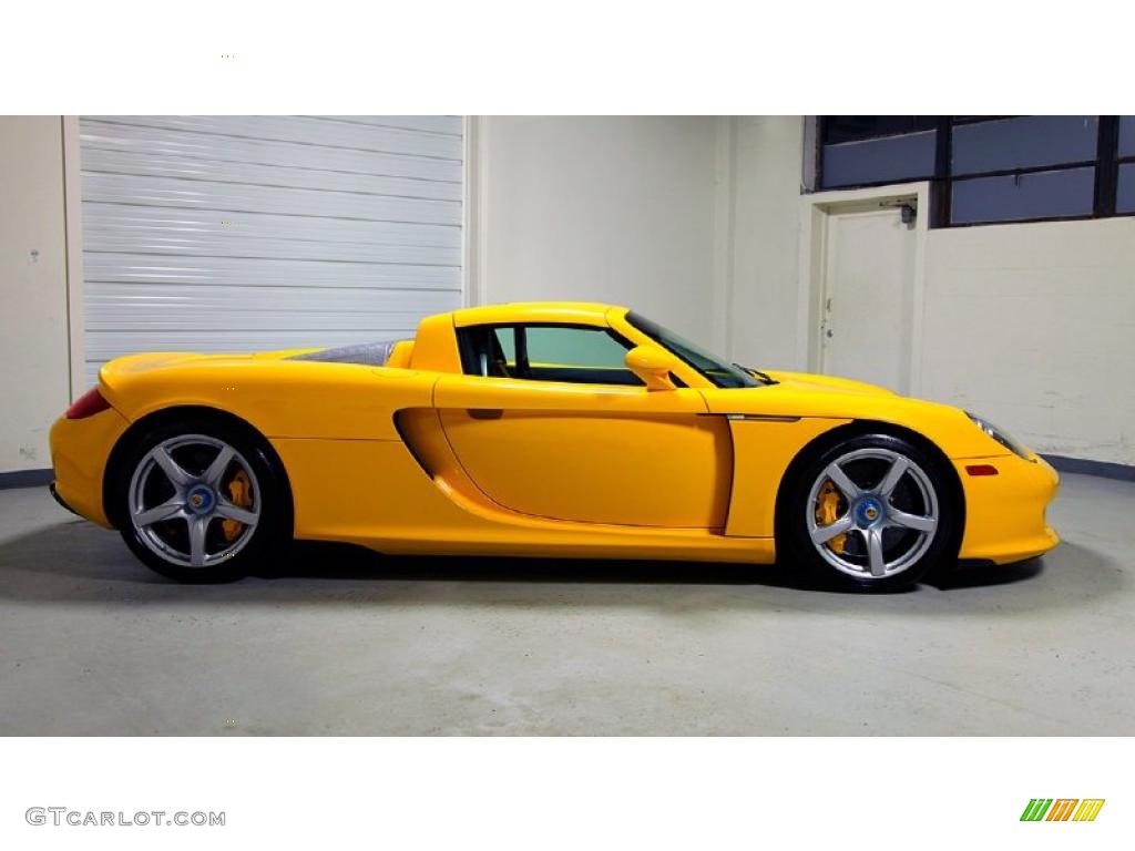 Fayence Yellow 2005 Porsche Carrera GT Standard Carrera GT Model Exterior Photo #48031742