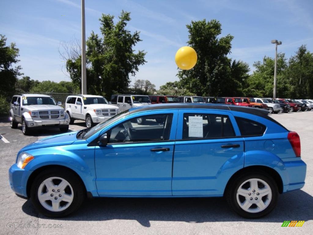 2008 Caliber SXT - Surf Blue Pearl / Dark Slate Gray photo #2