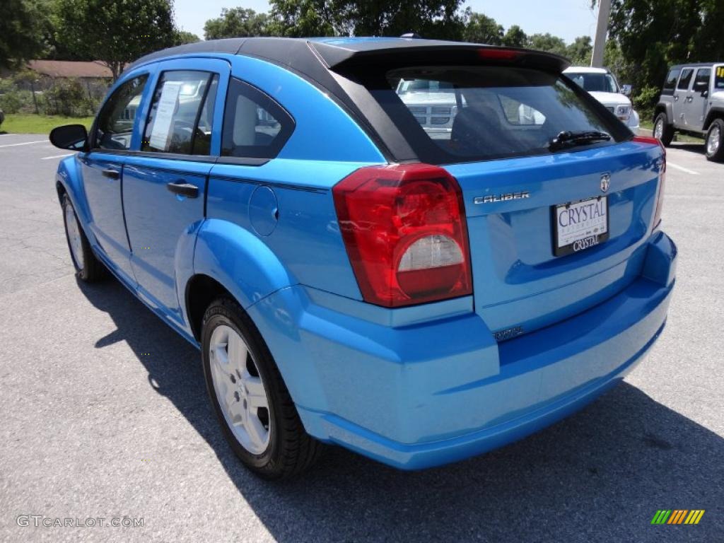 2008 Caliber SXT - Surf Blue Pearl / Dark Slate Gray photo #3