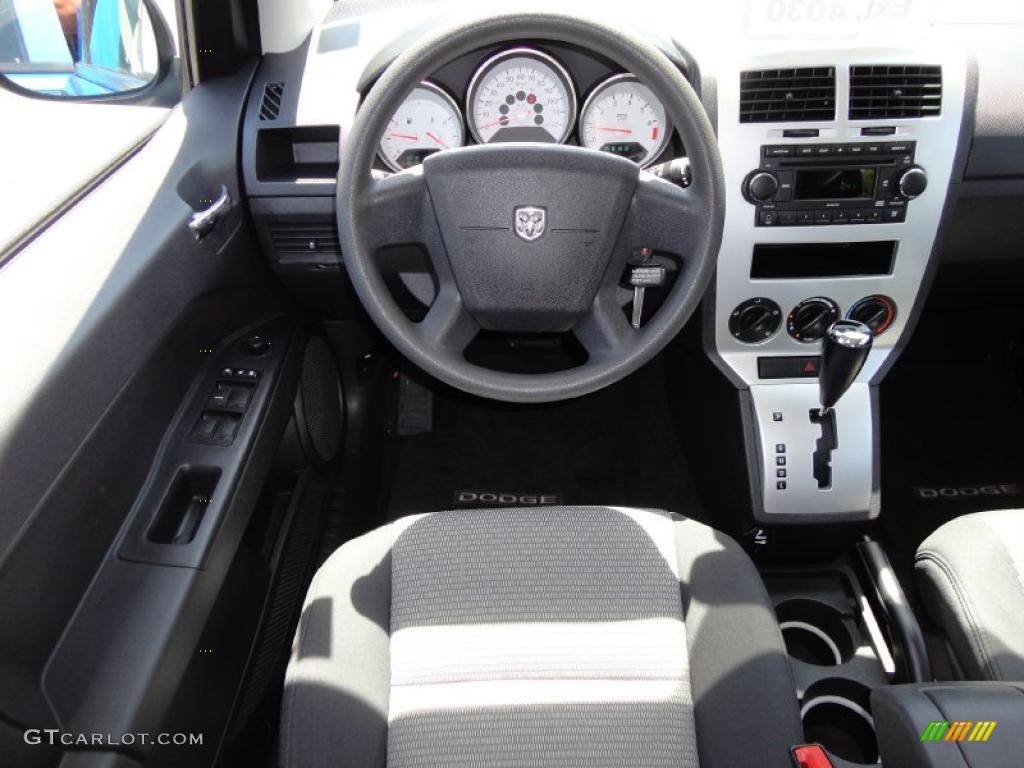 2008 Caliber SXT - Surf Blue Pearl / Dark Slate Gray photo #9