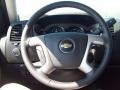 2011 Chevrolet Silverado 2500HD Ebony Interior Steering Wheel Photo