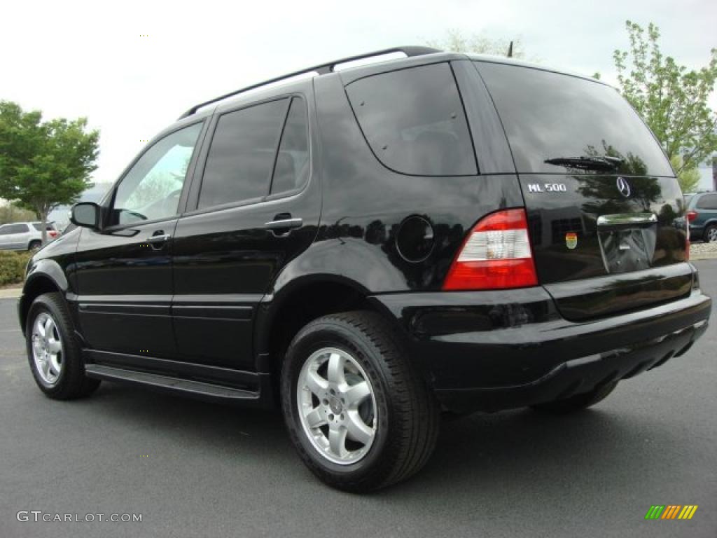2003 ML 500 4Matic - Black / Charcoal photo #4