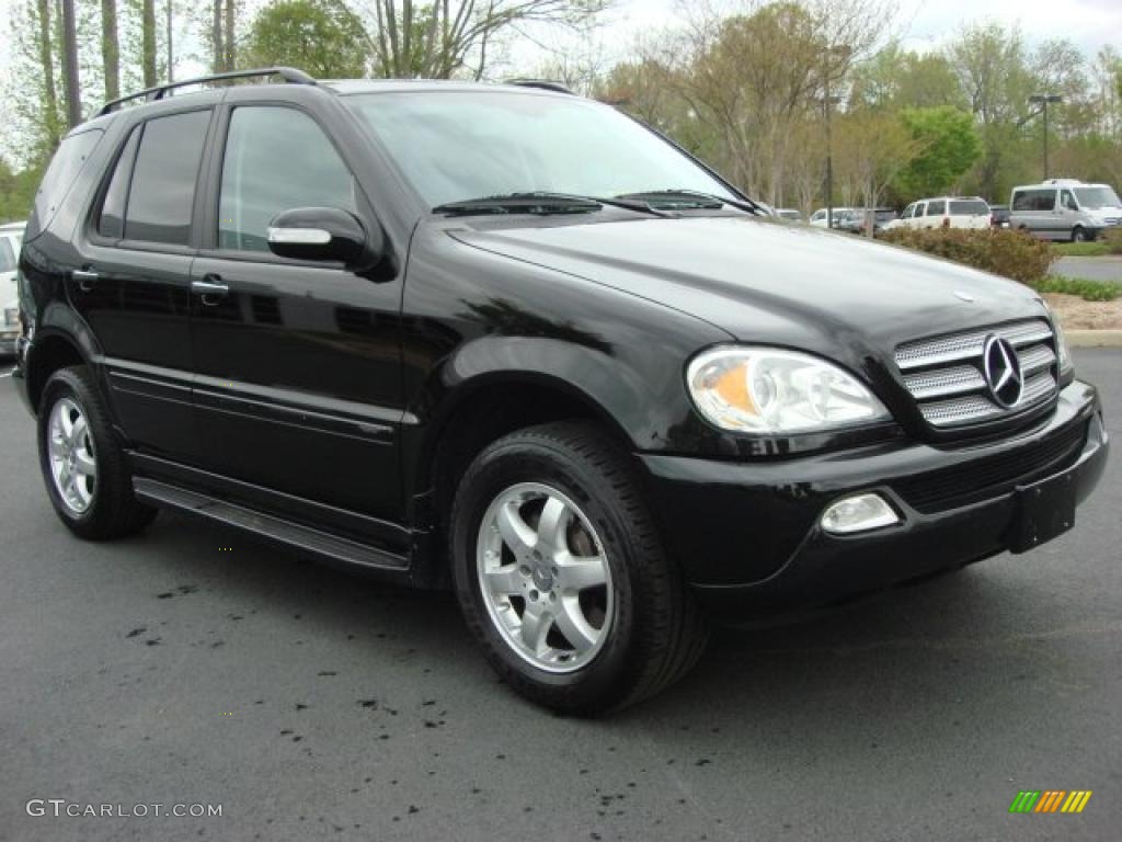 Black 2003 Mercedes-Benz ML 500 4Matic Exterior Photo #48033173