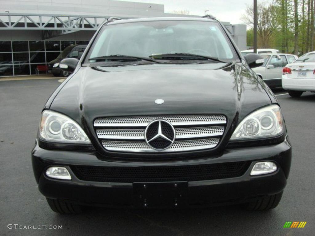 2003 ML 500 4Matic - Black / Charcoal photo #8
