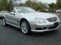 Brilliant Silver Metallic 2003 Mercedes-Benz SL 55 AMG Roadster Exterior