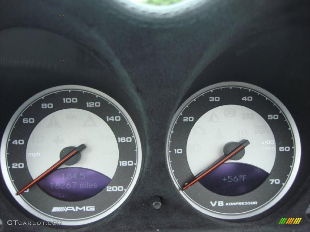 2003 Mercedes-Benz SL 55 AMG Roadster Gauges Photo #48033665